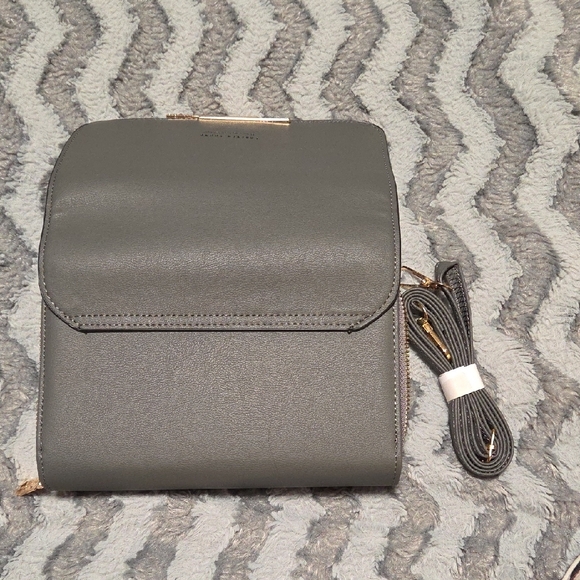 Forever Young Gray Wallet Purse with Metallic Accent - Picture 3 of 4